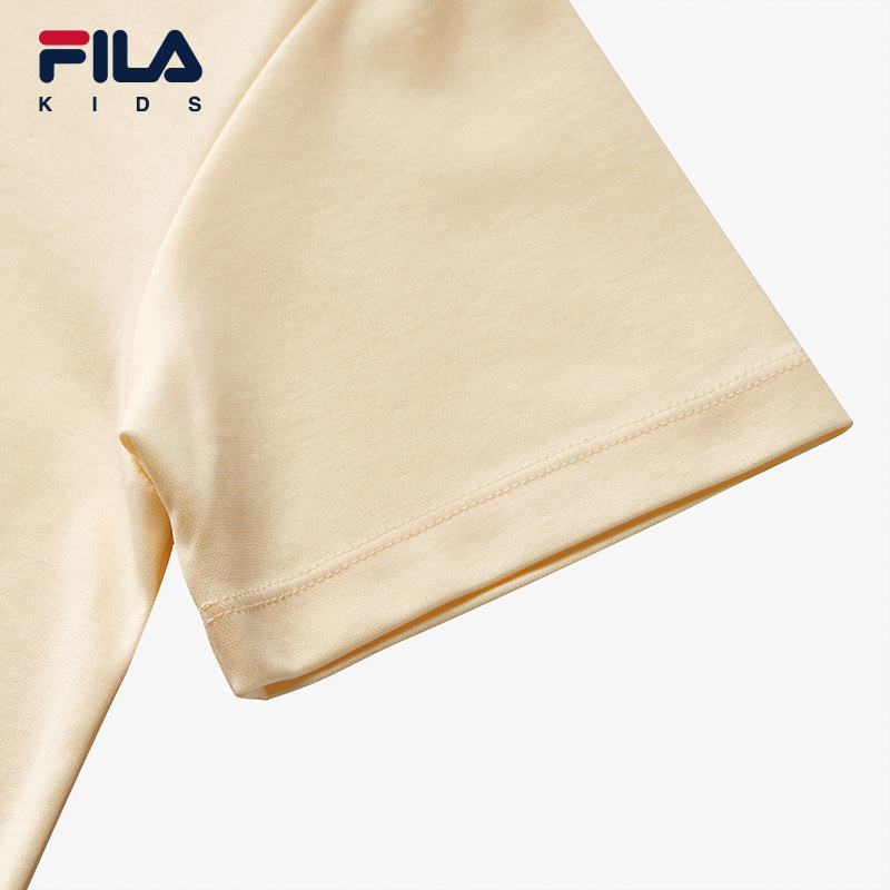 FILA KIDS WHITE LINE x RMN Boys' Printed Short Sleeve T-Shirts (Multi-Colors and Designs Available - White/Yellow/Blue)