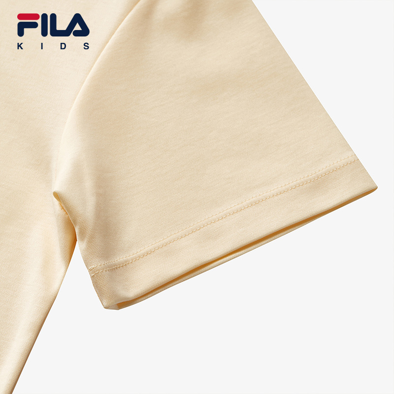 FILA KIDS WHITE LINE x RMN Boys' Printed Short Sleeve T-Shirts (Multi-Colors and Designs Available - White/Yellow/Blue)