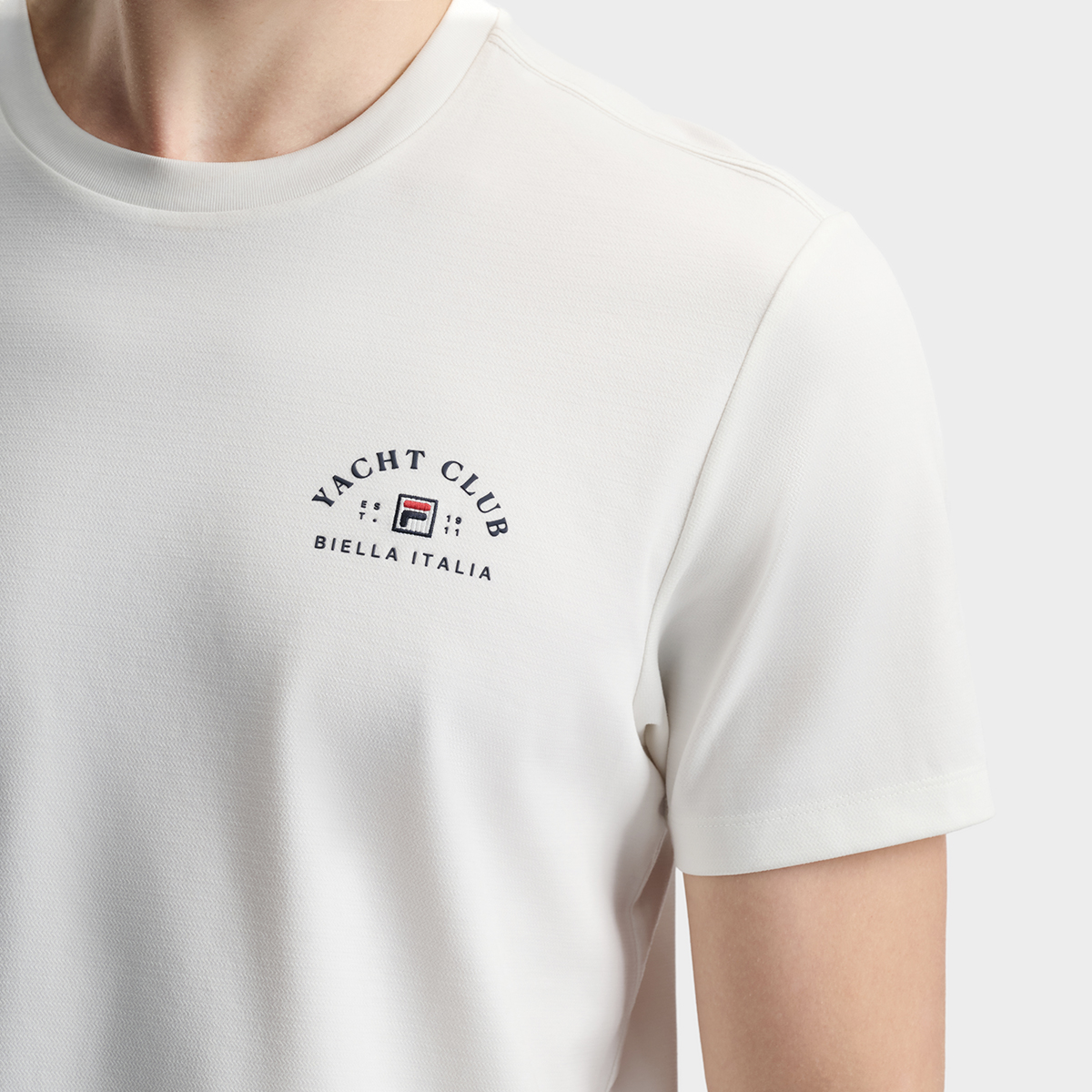 FILA MEN'S HERITAGE Knitted Short Sleeve Top