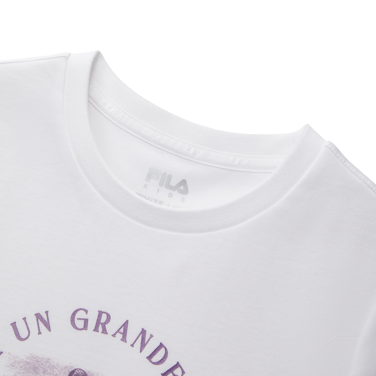 FILA KIDS WHITE LINE Girls Short Sleeves T-Shirt