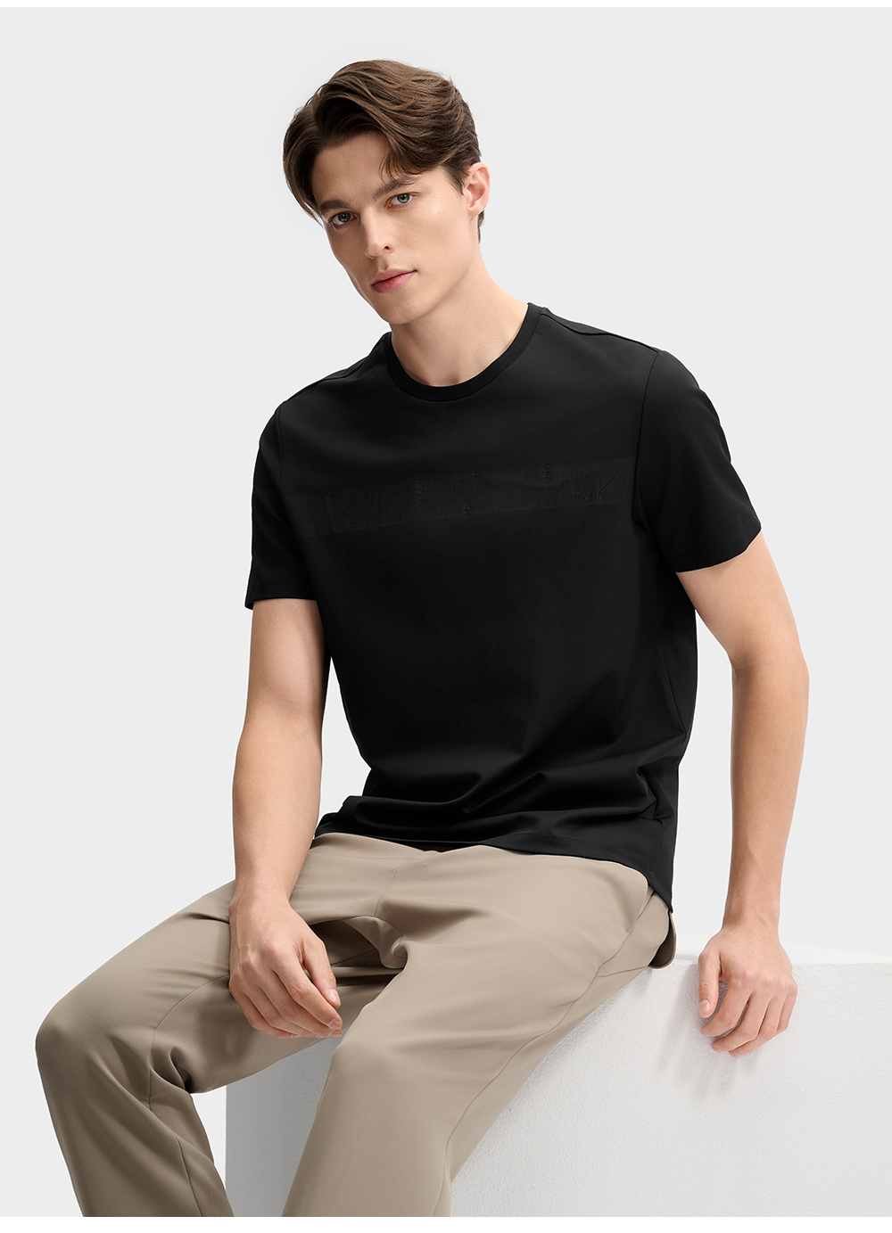 FILA CORE LIFESTYLE BLUE ART BRERA Men Short Sleeves T-Shirt (Black / Grey / White)