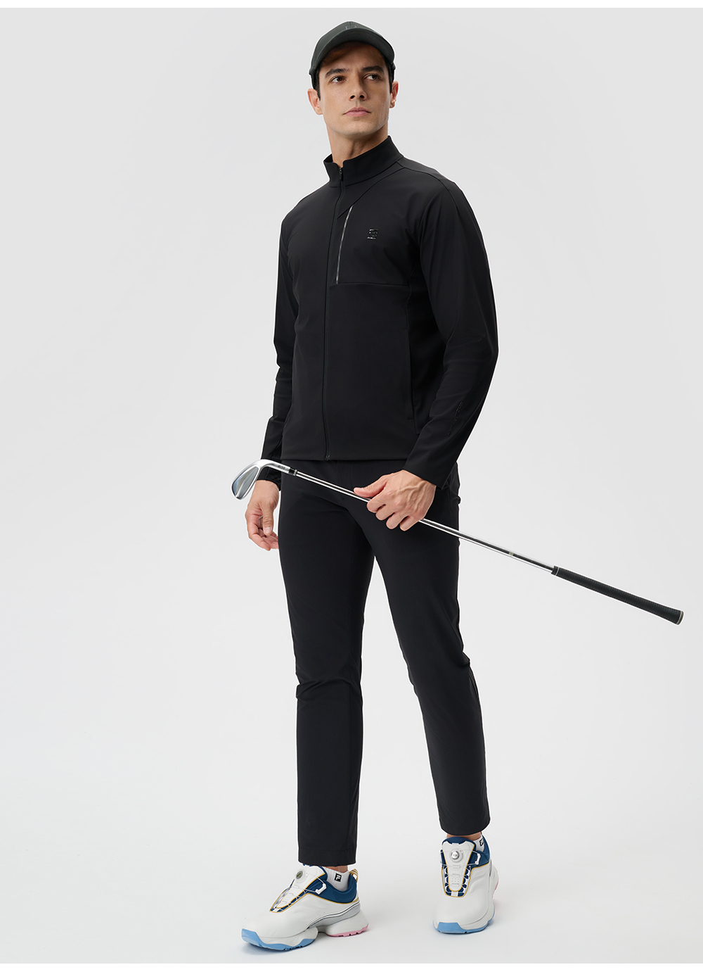 FILA CORE ATHLETICS GOLF2 Men Knit Top (Black)