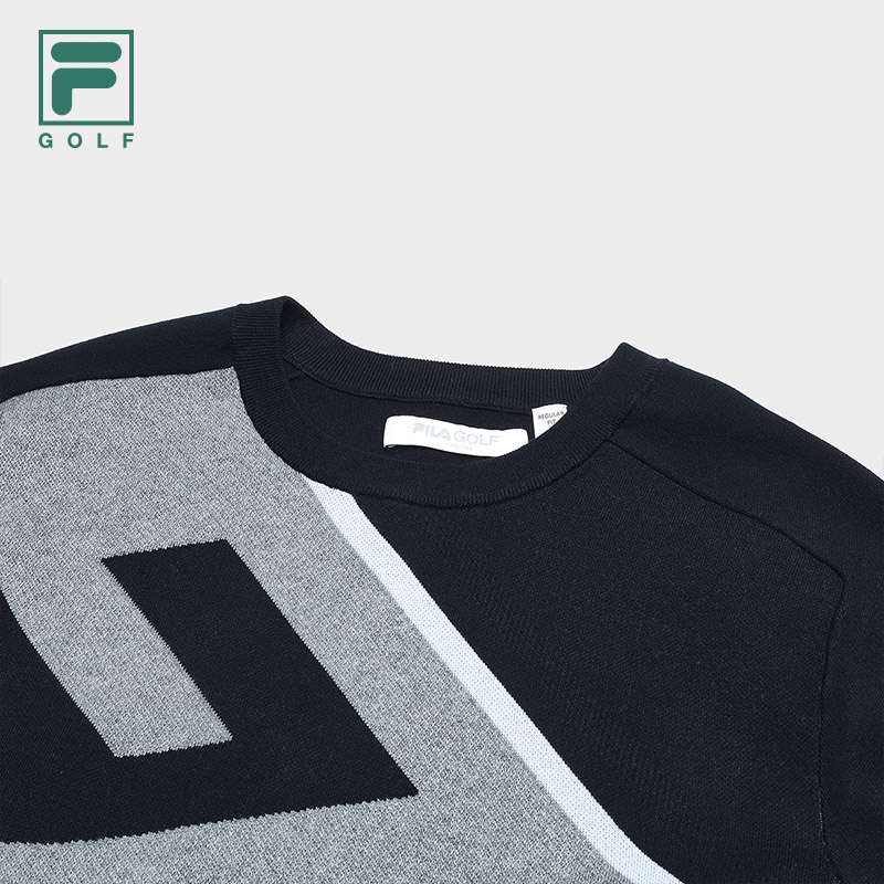 FILA CORE ATHLETICS GOLF Men's Knit Sweater in Navy