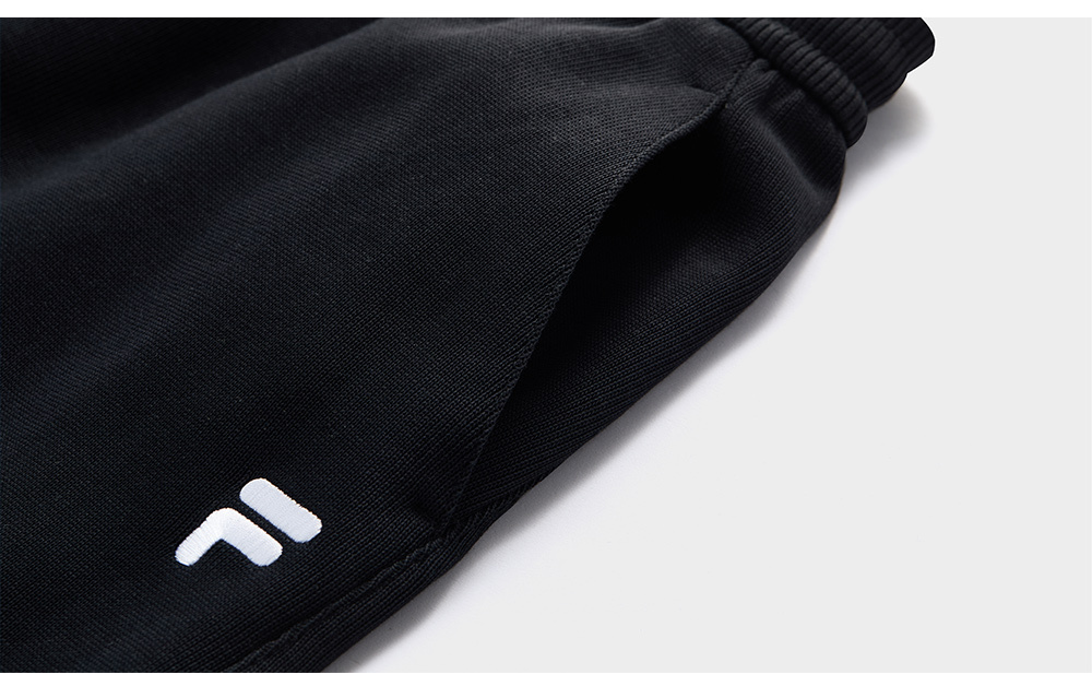 FILA FUSION INLINE CATEGORY CLUB LONG PANTS Women Knit Pants (Black / White)