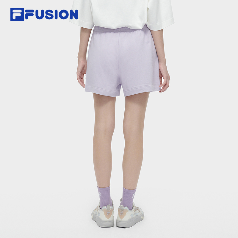 FILA FUSION BASKETBALL INLINE UNIFORM Women's Cotton Shorts (White / Violet)