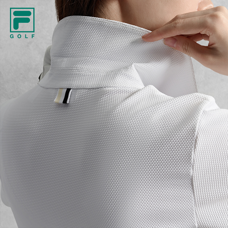 FILA CORE ATHLETICS GOLF ELITE GOLF CLUB Women Short Sleeve Polo (White)