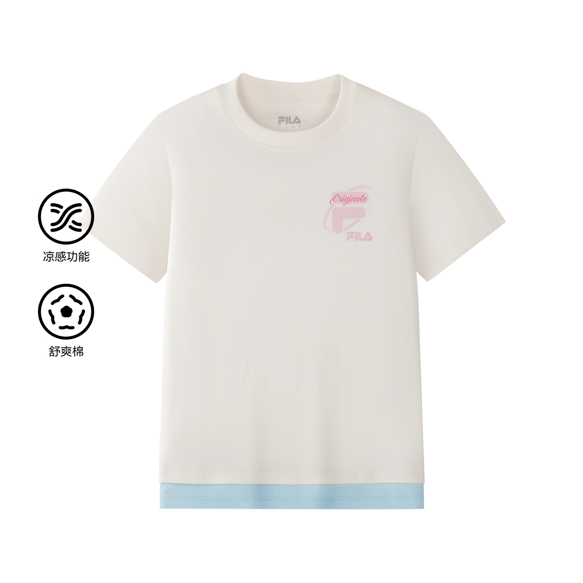 FILA KIDS ORIGINALE Girls Short Sleeves T-Shirt