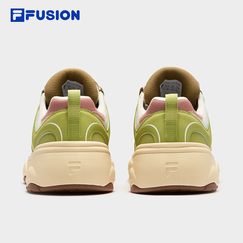 FILA FUSION WINDROUND DX Women Skate Shoes (Brown / Grey / White