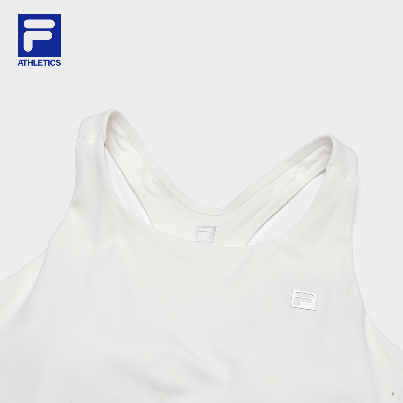 FILA CORE ATHLETICS FITNESS Women Sports Bra in White
