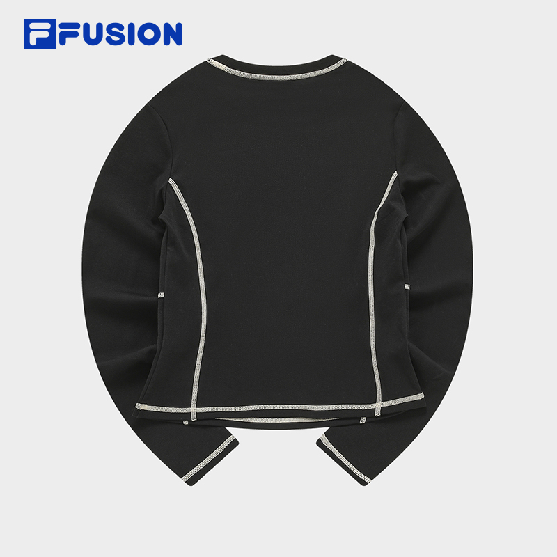 FILA FUSION INLINE URBAN TECH Womens Long Sleeve Tee in Black