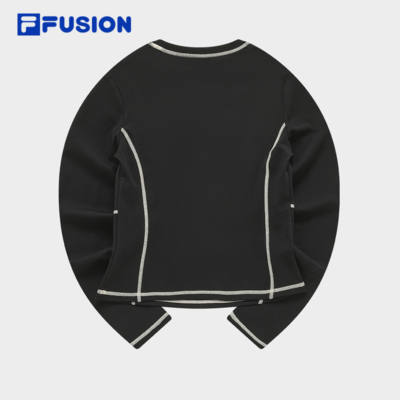 FILA FUSION INLINE URBAN TECH Womens Long Sleeve Tee in Black