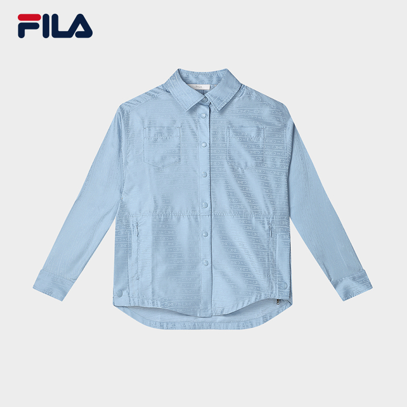 FILA CORE x MILANO Women Long Sleeve Shirt in Blue