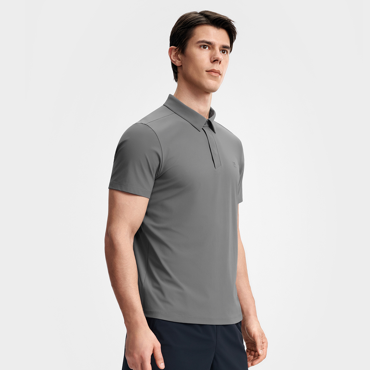 FILA ATHLETICS Men Knitted Short Sleeve Polo Shirt