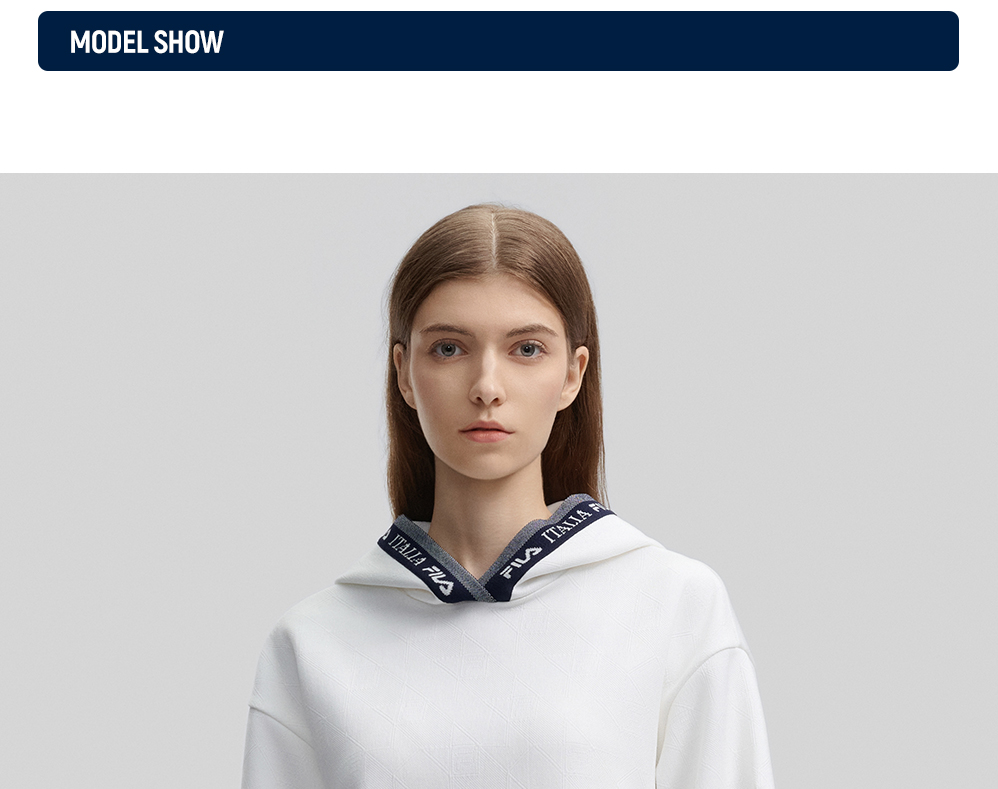 FILA CORE LIFESTYLE FILA EMERALD CHEVAL BLANC COURCHEVEL Women Hoodie (White)
