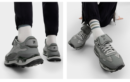FILA CORE FASHION KM 2 Men Sneakers (Grey / Coral/Blue)
