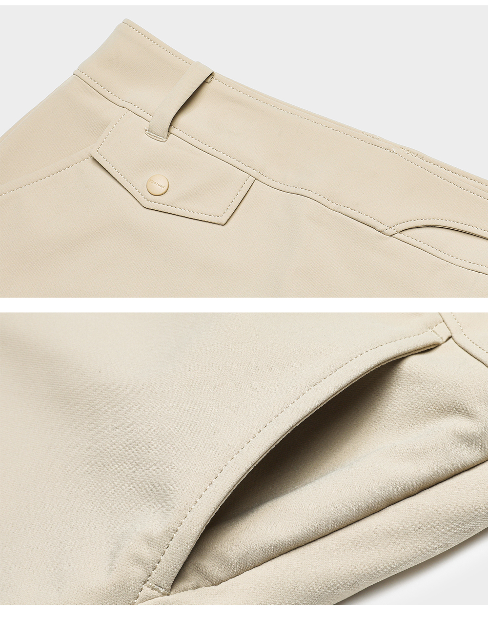 FILA CORE ATHLETICS GOLF SLOPS TO FIELD Women Skirt (Light Khaki / Navy)