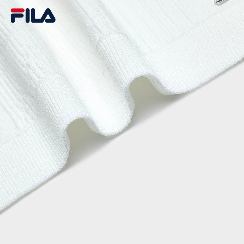 FILA CORE Women's WHITE LINE Emerald Sweater in White