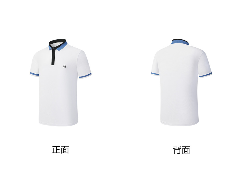 FILA CORE ATHLETICS GOLF STATELY FLORAL Men Polo T-shirt (White)