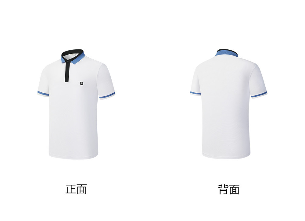 FILA CORE ATHLETICS GOLF STATELY FLORAL Men Polo T-shirt (White)