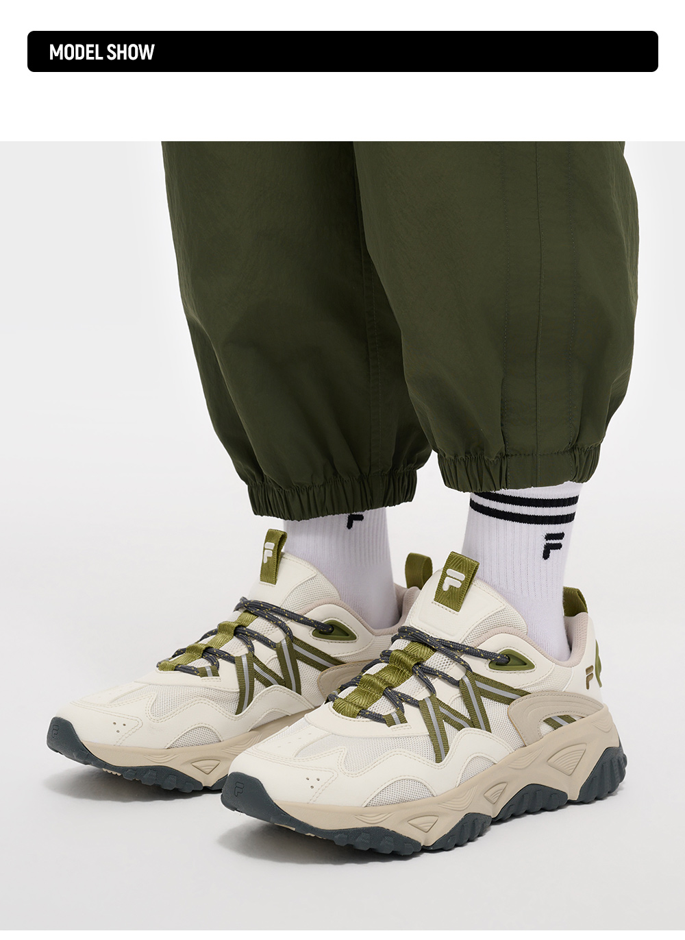 FILA FUSION FREEROAM Men Sneakers (Beige / Orange)