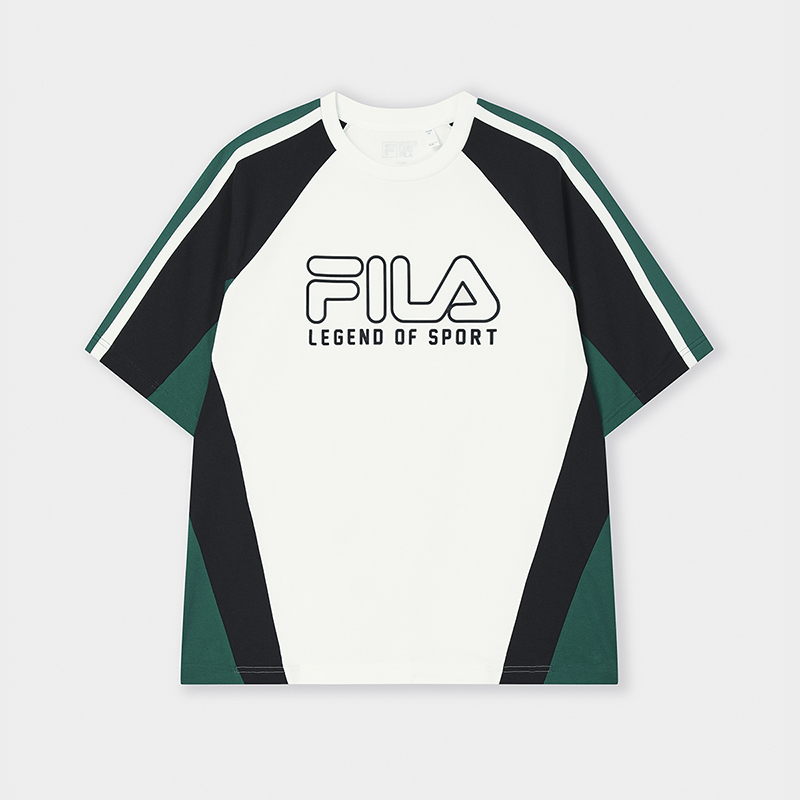 FILA CORE LIFESTYLE ORIGINALE RHAPSODY OF LEGENDS Men Short Sleeve T-shirt (Brown / White)