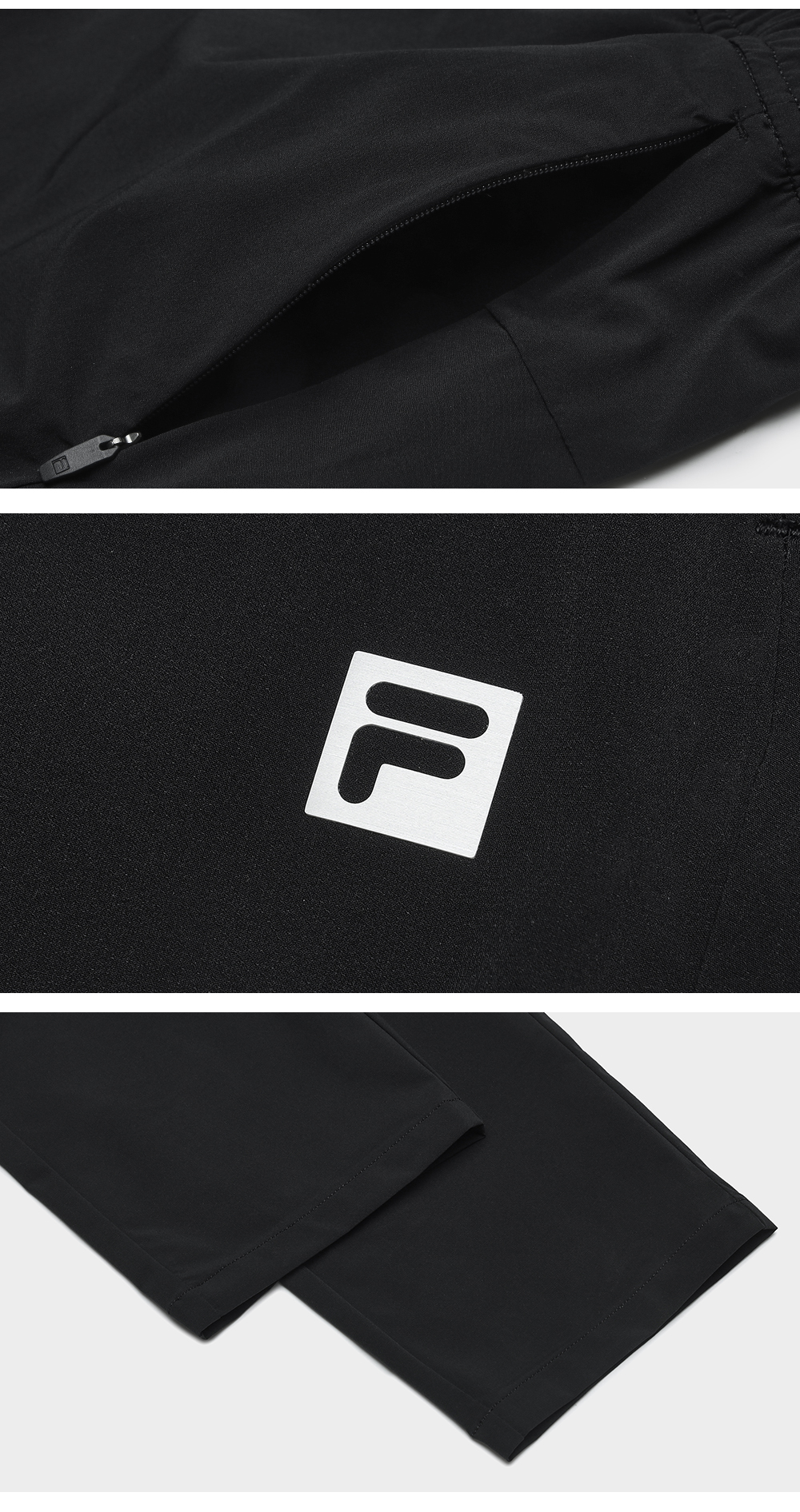 FILA CORE ATHLETICS FITNESS MEN ARTE ELEGANTE Men Woven Pants (Black)