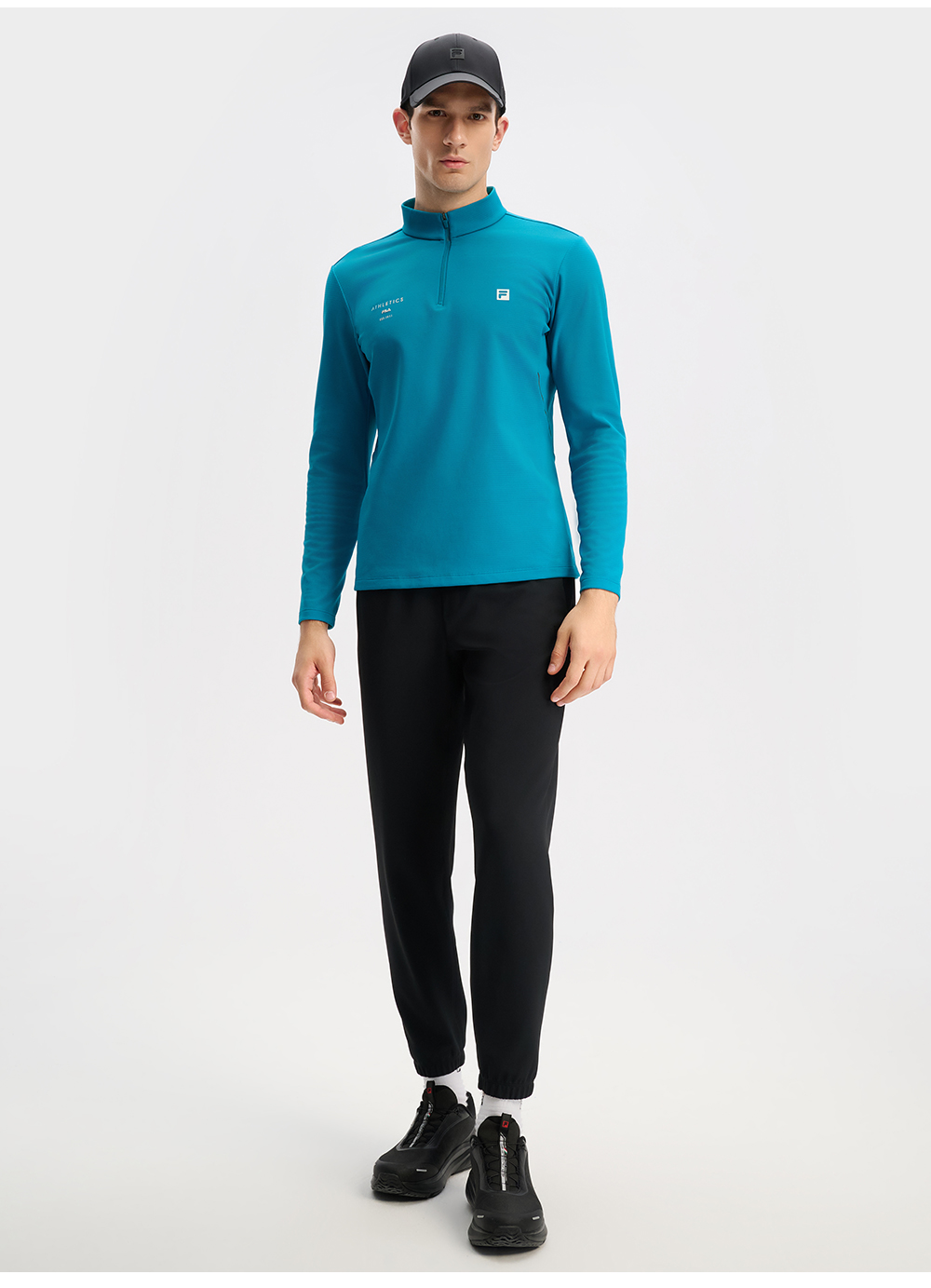 FILA CORE ATHLETICS A.P. (ALL PURPOSE) Men Knit Pants (Black / Navy)