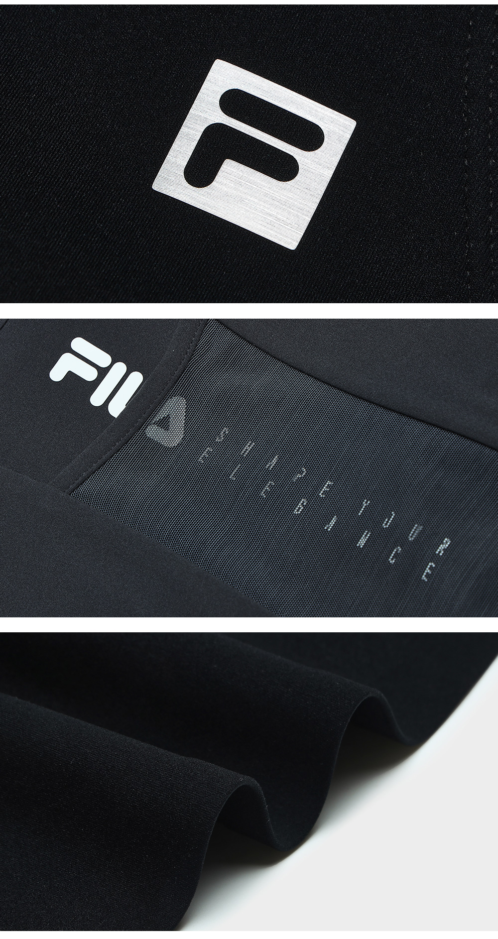 FILA CORE ATHLETICS BLACK Women Cotton Vest (Black)