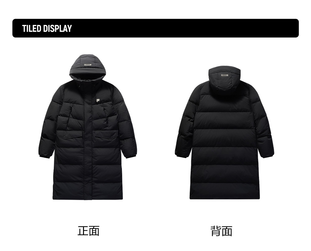 FILA FUSION INLINE FUSION LIFE X FUSIONEER 
FIELD OF CLASSIC Women Down Jacket (Black)