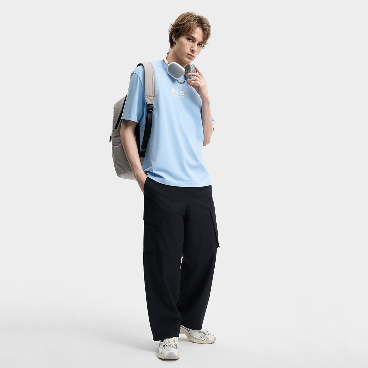 FILA MEN'S ORIGINALE Knitted Short Sleeve Top