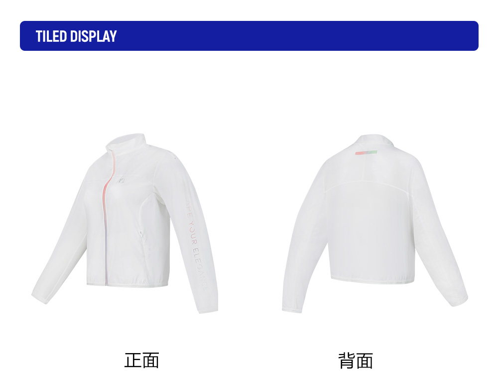 FILA CORE ATHLETICS FITNESS Women Woven Jacket (White)