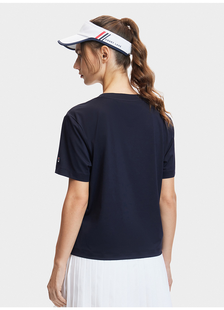 FILA CORE SPORTS ATHLETICS TENNIS Women Short Sleeve T-shirt