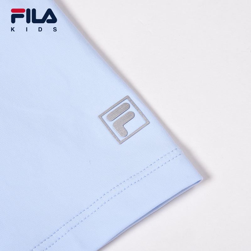 FILA KIDS PERFORMANCE Golf Girl's Short Sleeve Polo in Light Blue