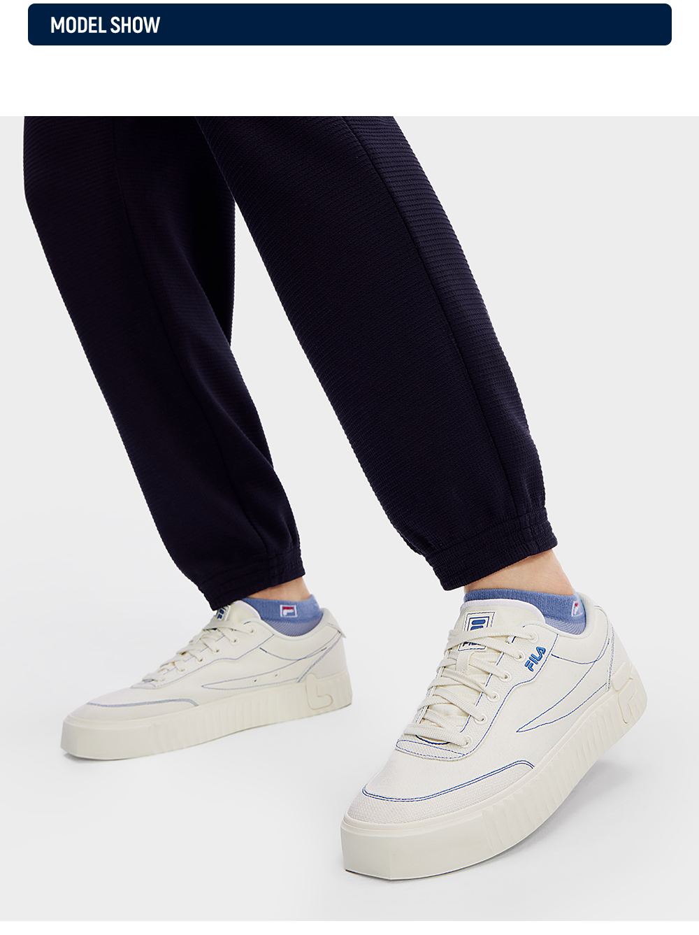 FILA CORE FASHION ORIGINALE Men Canvas Shoes (Black / White)