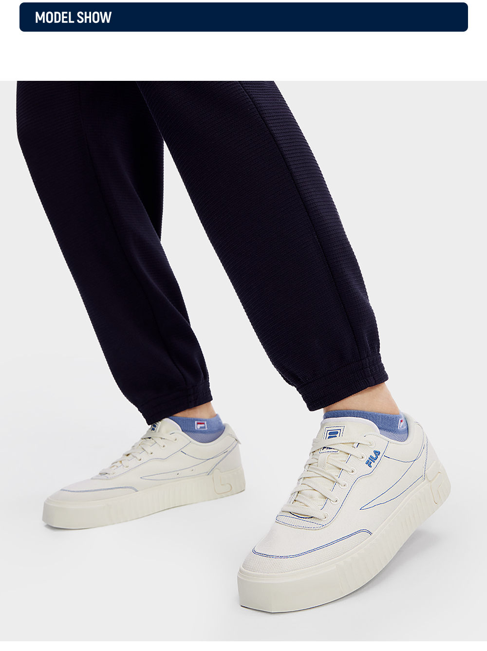 FILA CORE FASHION ORIGINALE Men Canvas Shoes (Black / White)