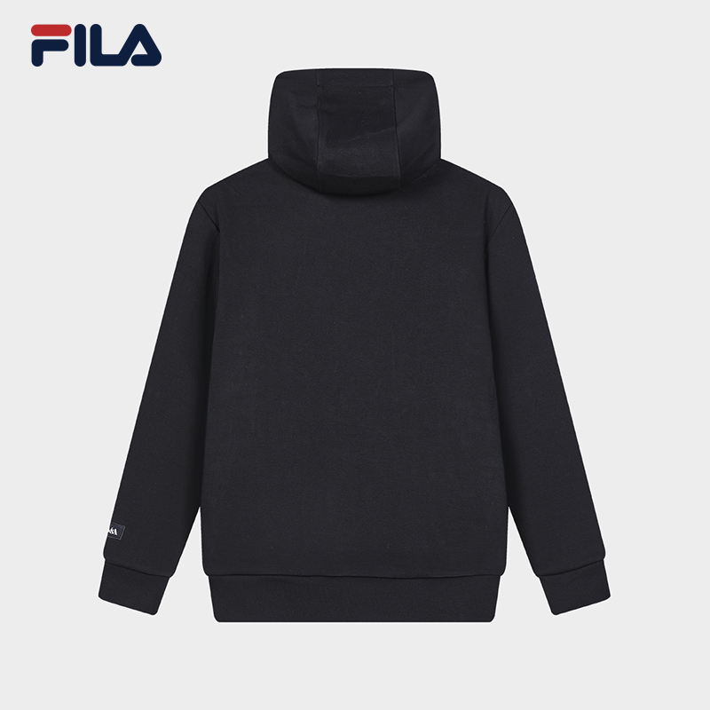 FILA CORE WHITE LINE HERITAGE Men's Hooded Sweater in Black