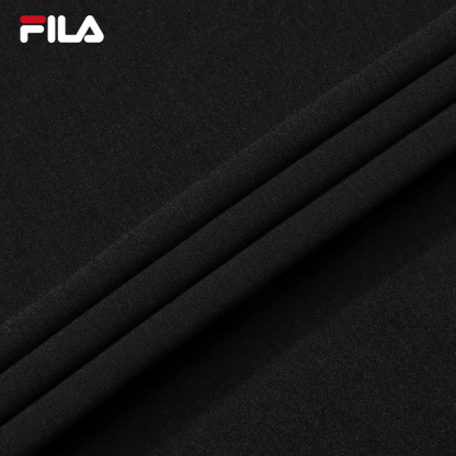 FILA CORE Men MILANO Knitted Short Sleeve Top BLACK