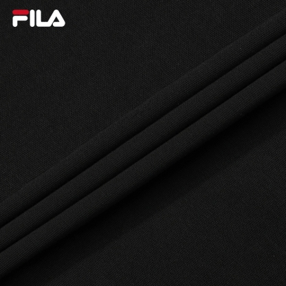 FILA CORE Men CNY Knitted Short Sleeve Top BLACK