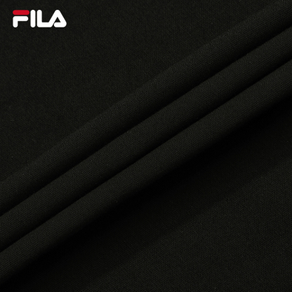 FILA CORE Men ORIGINALE Knitted Short Sleeve Top BLACK