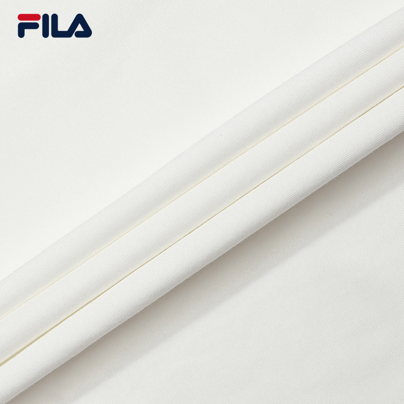 FILA CORE Men ORIGINALE Knitted Short Sleeve Top WHITE