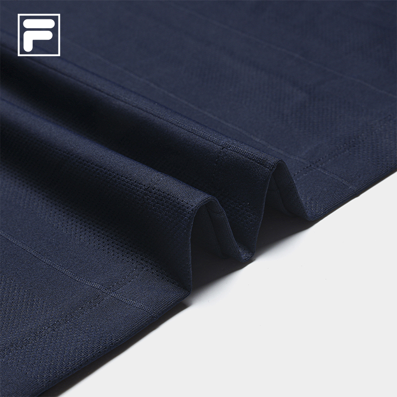 FILA CORE Men's TENNIS Short Sleeve Polo in Dark Blue