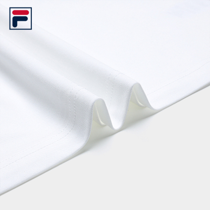 FILA CORE Men's TENNIS Short Sleeve Polo in White