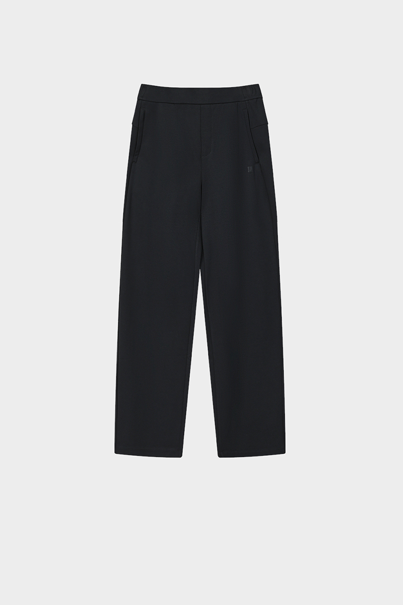FILA CORE Women WHITE Knitted Pants NAVY