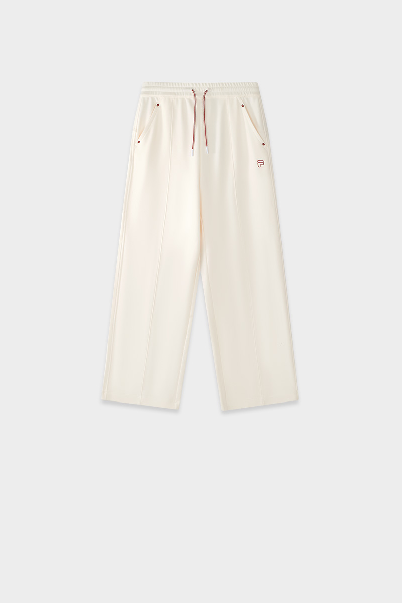 FILA FUSION Women SPECIAL PLANNING Knitted Pants WHITE
