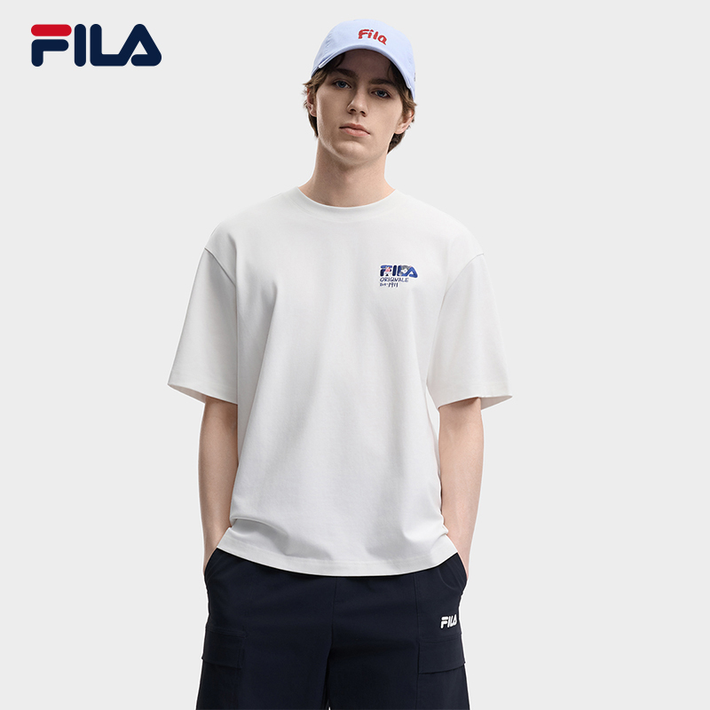 FILA MEN'S ORIGINALE Knitted Short Sleeve Top