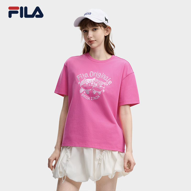 FILA WOMEN'S ORIGINALE Knitted Short Sleeve Top