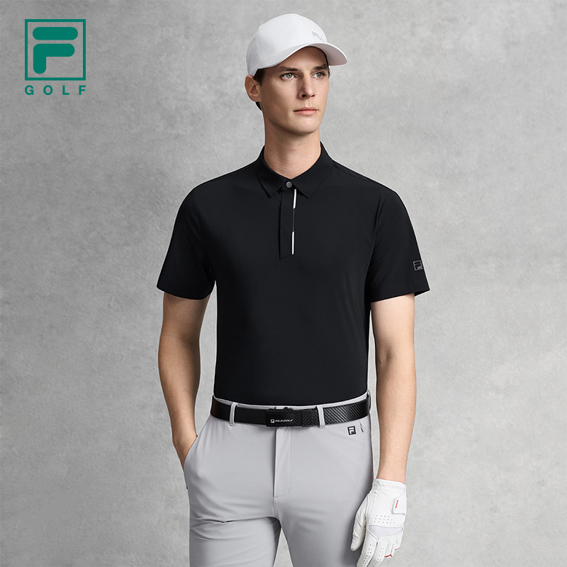 FILA MEN'S GOLF Knitted Short Sleeve Polo Shirt