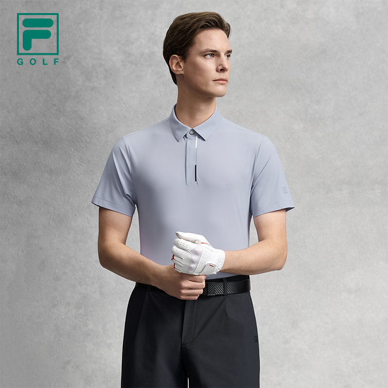 FILA MEN'S GOLF Knitted Short Sleeve Polo Shirt