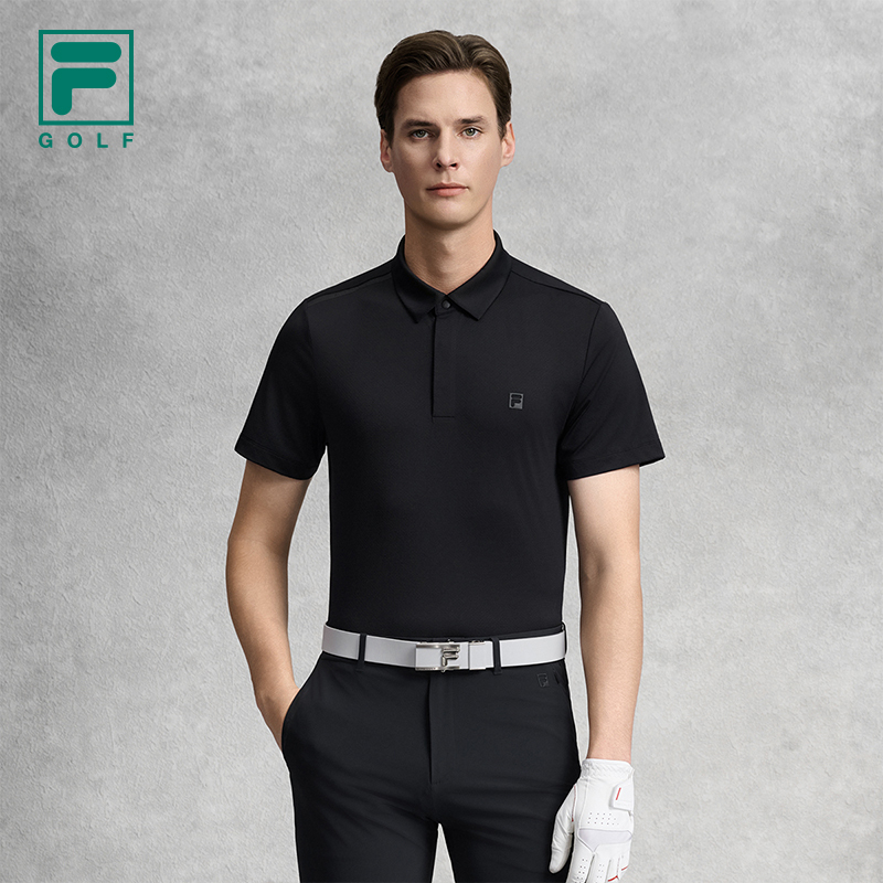 FILA MEN'S GOLF Knitted Short Sleeve Polo Shirt