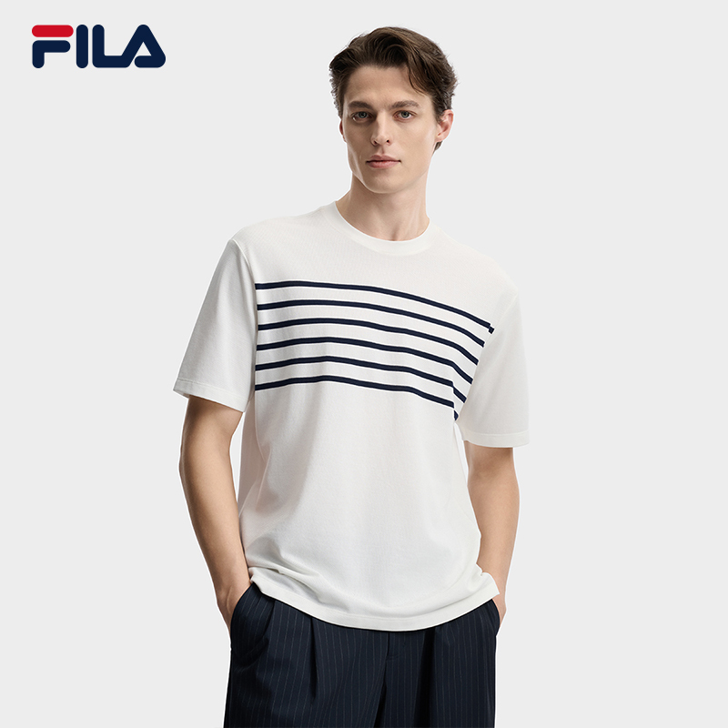 FILA MEN'S HERITAGE Knitted Short Sleeve Top | FILA Official Online
